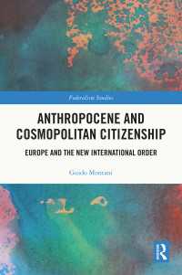 Anthropocene and Cosmopolitan Citizenship : Europe and the New International Order