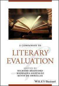 ブラックウェル版　文学的評価必携<br>A Companion to Literary Evaluation