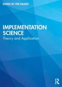 Implementation Science : Theory and Application