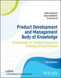 Product Development and Management Body of Knowledge : A Guidebook for Product Innovation Training and Certification（3）