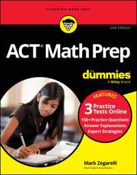 ACT Math Prep For Dummies : Book + 3 Practice Tests Online（2）