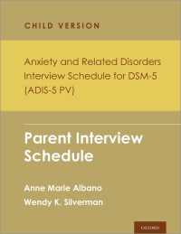 Anxiety and Related Disorders Interview Schedule for DSM-5, Child and Parent Version : Parent Interview Schedule - 5 Copy Set