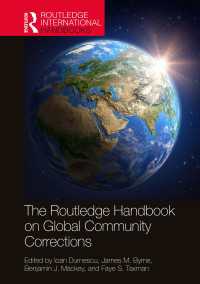 ラウトレッジ版　世界のコミュニティ矯正ハンドブック<br>The Routledge Handbook on Global Community Corrections