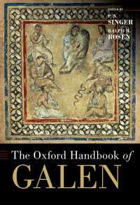 オックスフォード版　ガレノス・ハンドブック<br>The Oxford Handbook of Galen