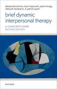 Brief Dynamic Interpersonal Therapy 2e（2）