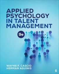 才能管理における応用心理学（第９版）<br>Applied Psychology in Talent Management（Ninth Edition）
