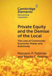 Private Equity and the Demise of the Local : The Loss of Community Economic Power and Autonomy