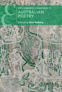 ケンブリッジ版　オーストラリア詩必携<br>The Cambridge Companion to Australian Poetry