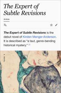 The Expert of Subtle Revisions : A Novel