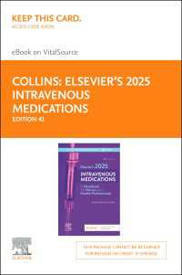 Elsevier's 2025 Intravenous Medications - E-Book : Elsevier's 2025 Intravenous Medications - E-Book（41）