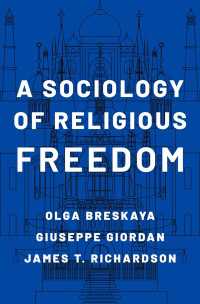 宗教的自由の社会学<br>A Sociology of Religious Freedom