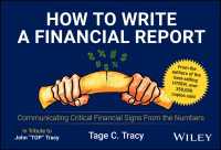 財務諸表の書き方入門<br>How to Write a Financial Report : Communicating Critical Financial Signs From the Numbers