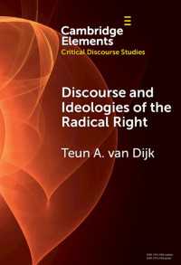 極右の言説とイデオロギー<br>Discourse and Ideologies of the Radical Right