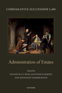Comparative Succession Law : Volume IV: Administration of Estates