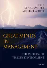 Great Minds in Management : The Process of Theory Development