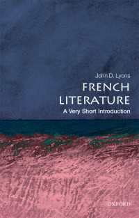 French Literature : A Very Short Introduction