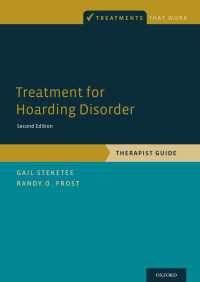 Treatment for Hoarding Disorder : Therapist Guide（2）