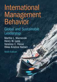 国際経営行動（第９版）<br>International Management Behavior : Global and Sustainable Leadership（9）