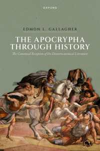 The Apocrypha through History : The Canonical Reception of the Deuterocanonical Literature