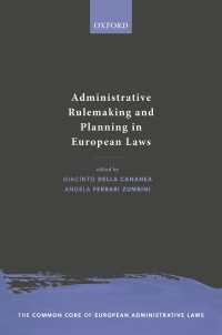 Administrative Rulemaking and Planning in European Laws