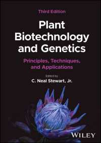 植物バイオ技術・遺伝学（テキスト・第３版）<br>Plant Biotechnology and Genetics : Principles, Techniques, and Applications（3）