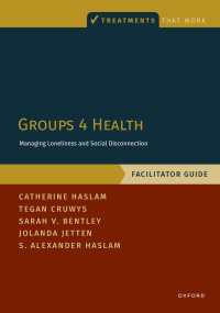 Groups 4 Health : Managing Loneliness and Social Disconnection, Facilitator Guide