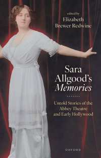 Sara Allgood's Memories : Untold Stories of the Abbey Theatre and Early Hollywood