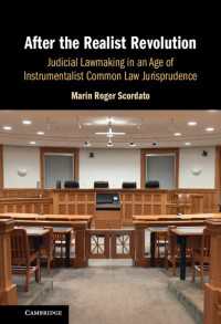 After the Realist Revolution : Judicial Lawmaking in an Age of Instrumentalist Common Law Jurisprudence
