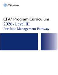 2026 CFA Program Curriculum Level III Portfolio Management Pathway Box Set