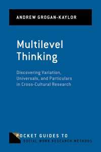 Multilevel Thinking : Discovering Variation, Universals, and Particulars in Cross-Cultural Research