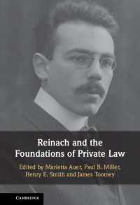 Reinach and the Foundations of Private Law