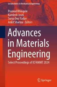 Advances in Materials Engineering : Select Proceedings of ICFAMMT 2024