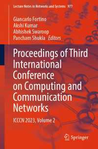 Proceedings of Third International Conference on Computing and Communication Networks : ICCCN 2023, Volume 2