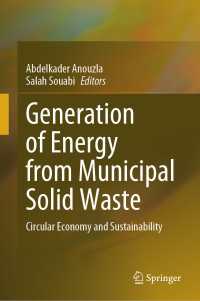 Generation of Energy from Municipal Solid Waste : Circular Economy and Sustainability