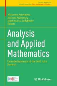 Analysis and Applied Mathematics : Extended Abstracts of the 2022 Joint Seminar