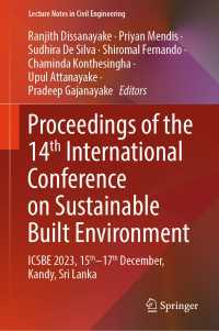 Proceedings of the 14th International Conference on Sustainable Built Environment : ICSBE 2023, 15th–17th December, Kandy, Sri Lanka