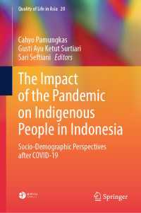 The Impact of the Pandemic on Indigenous People in Indonesia : Socio-Demographic Perspectives after COVID-19