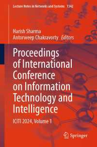 Proceedings of International Conference on Information Technology and Intelligence : ICITI 2024, Volume 1