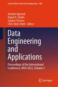 Data Engineering and Applications : Proceedings of the International Conference, IDEA 2K22, Volume 2
