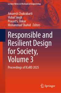 Responsible and Resilient Design for Society, Volume 3 : Proceedings of ICoRD 2025