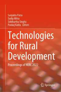 Technologies for Rural Development : Proceedings of NERC 2022