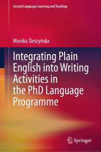 Integrating Plain English into Writing Activities in the PhD Language Programme