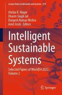 Intelligent Sustainable Systems〈1st ed. 2023〉 : Selected Papers of WorldS4 2022, Volume 2