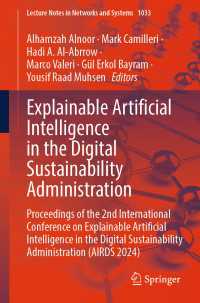 Explainable Artificial Intelligence in the Digital Sustainability Administration : Proceedings of the 2nd International Conference on Explainable Artificial Intelligence in the Digital Sustainability Administration (AIRDS 2024)