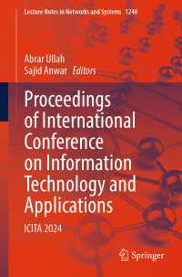 Proceedings of International Conference on Information Technology and Applications : ICITA 2024