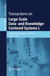 Transactions on Large-Scale Data- and Knowledge-Centered Systems L〈1st ed. 2021〉