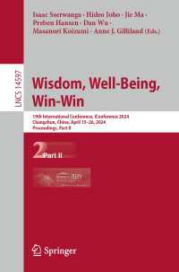Wisdom, Well-Being, Win-Win : 19th International Conference, iConference 2024, Changchun, China, April 15–26, 2024, Proceedings, Part II