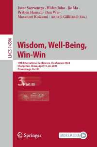 Wisdom, Well-Being, Win-Win : 19th International Conference, iConference 2024, Changchun, China, April 15–26, 2024, Proceedings, Part III