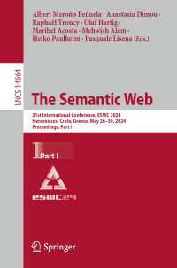 The Semantic Web : 21st International Conference, ESWC 2024, Hersonissos, Crete, Greece, May 26–30, 2024, Proceedings, Part I