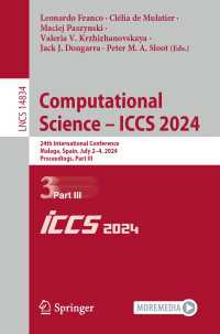 Computational Science – ICCS 2024 : 24th International Conference, Malaga, Spain, July 2–4, 2024, Proceedings, Part III